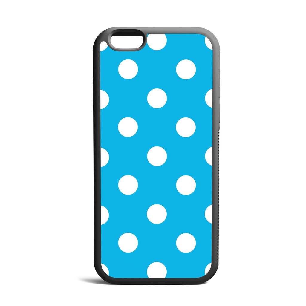Polkadots Blue iPhone Case
