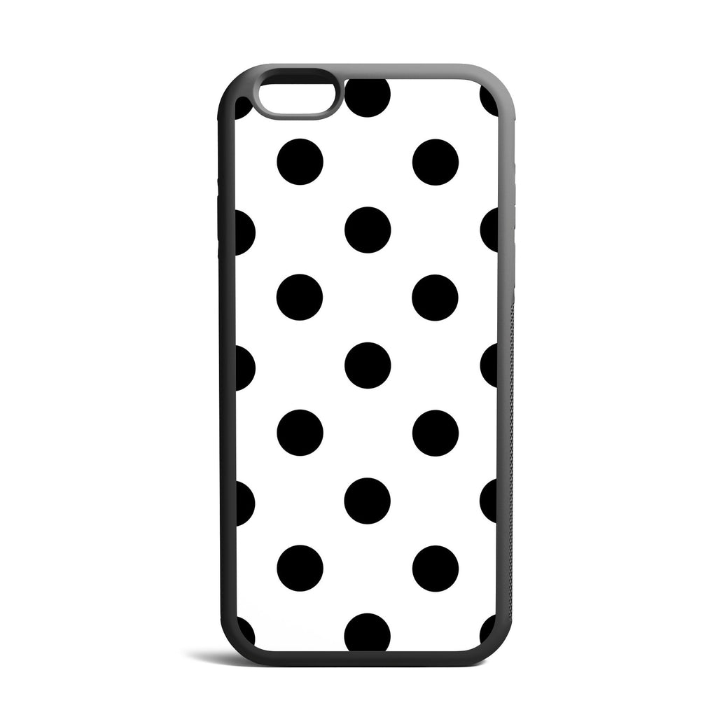 Polkadots White iPhone Case