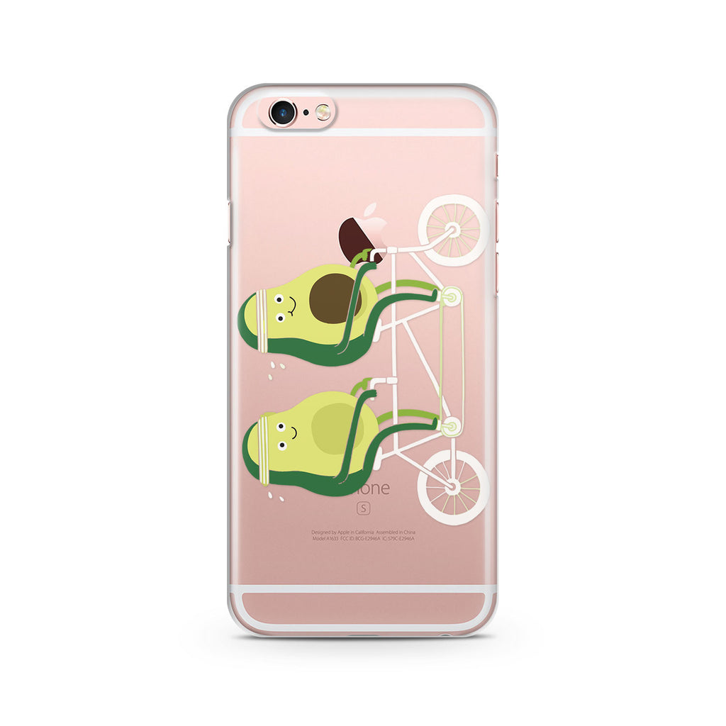 Avocado in Bicycle iPhone Case