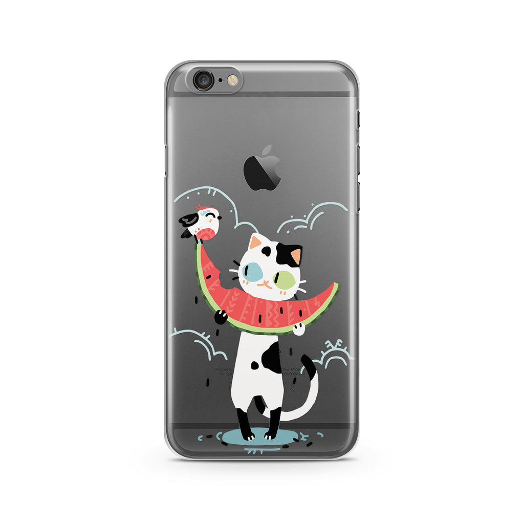 Cat Watermelon iPhone Case