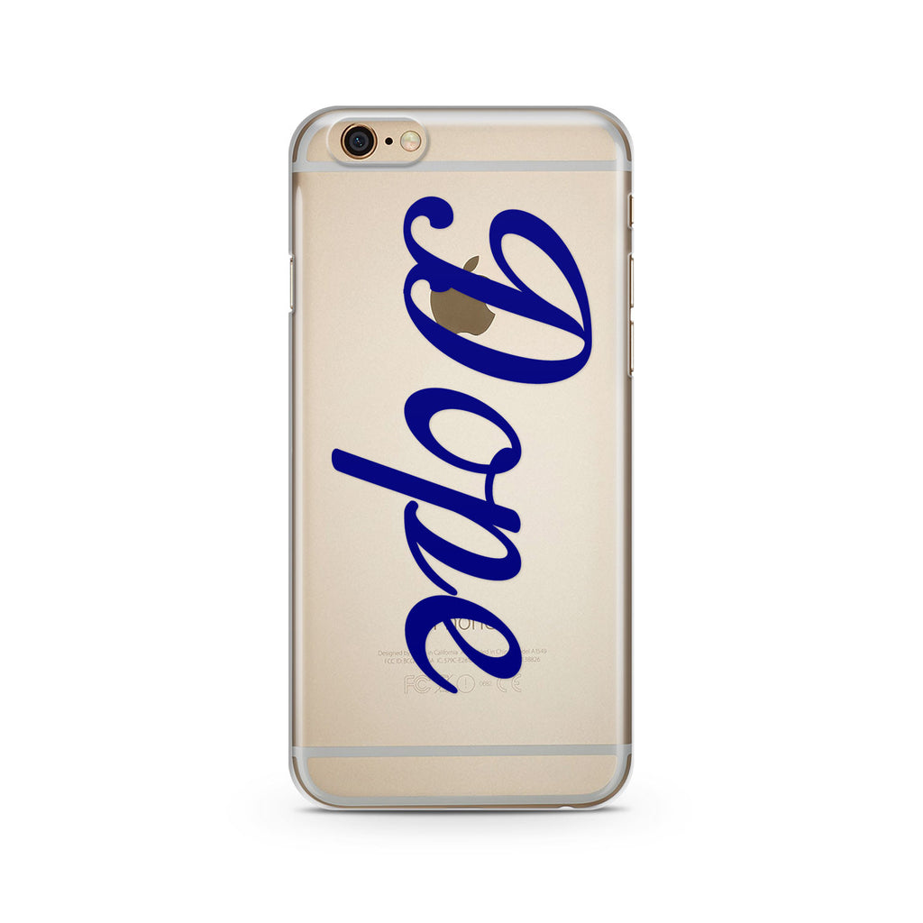 Dope Navy Blue iPhone Case