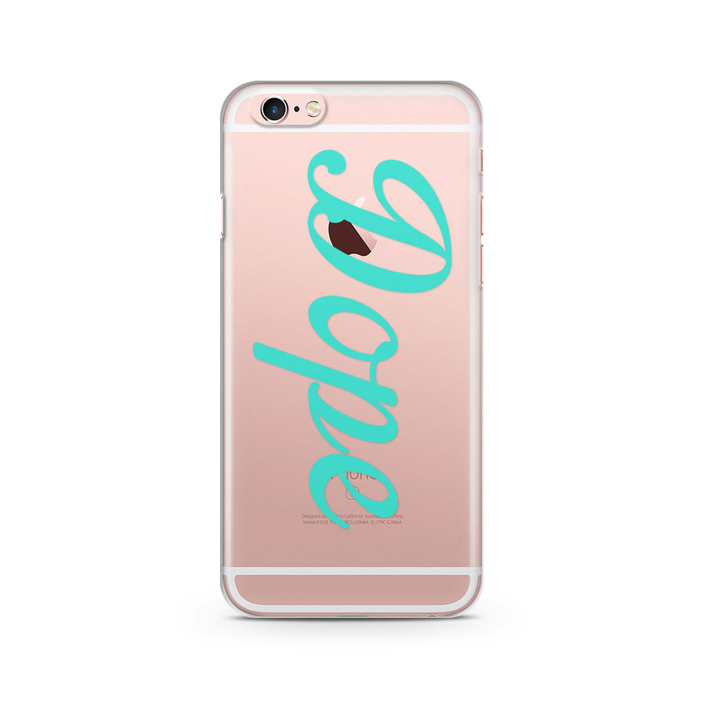 Dope Turquoise iPhone Case