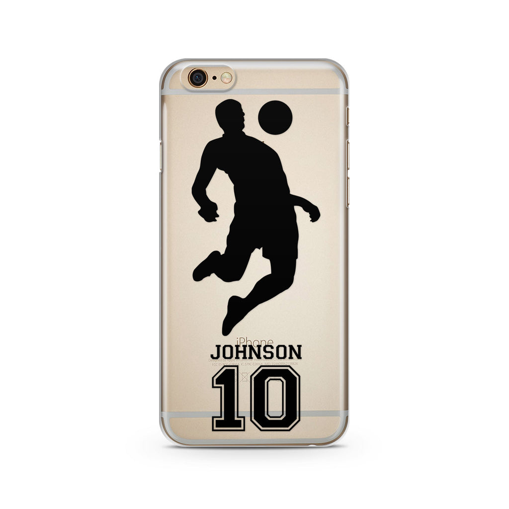Soccer With Custom Name And Number iPhone Case