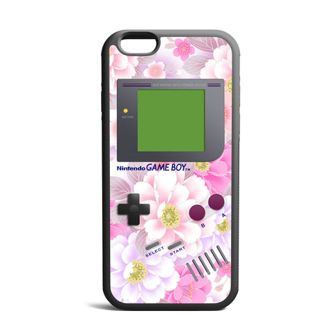 Floral Gameboy iPhone Case