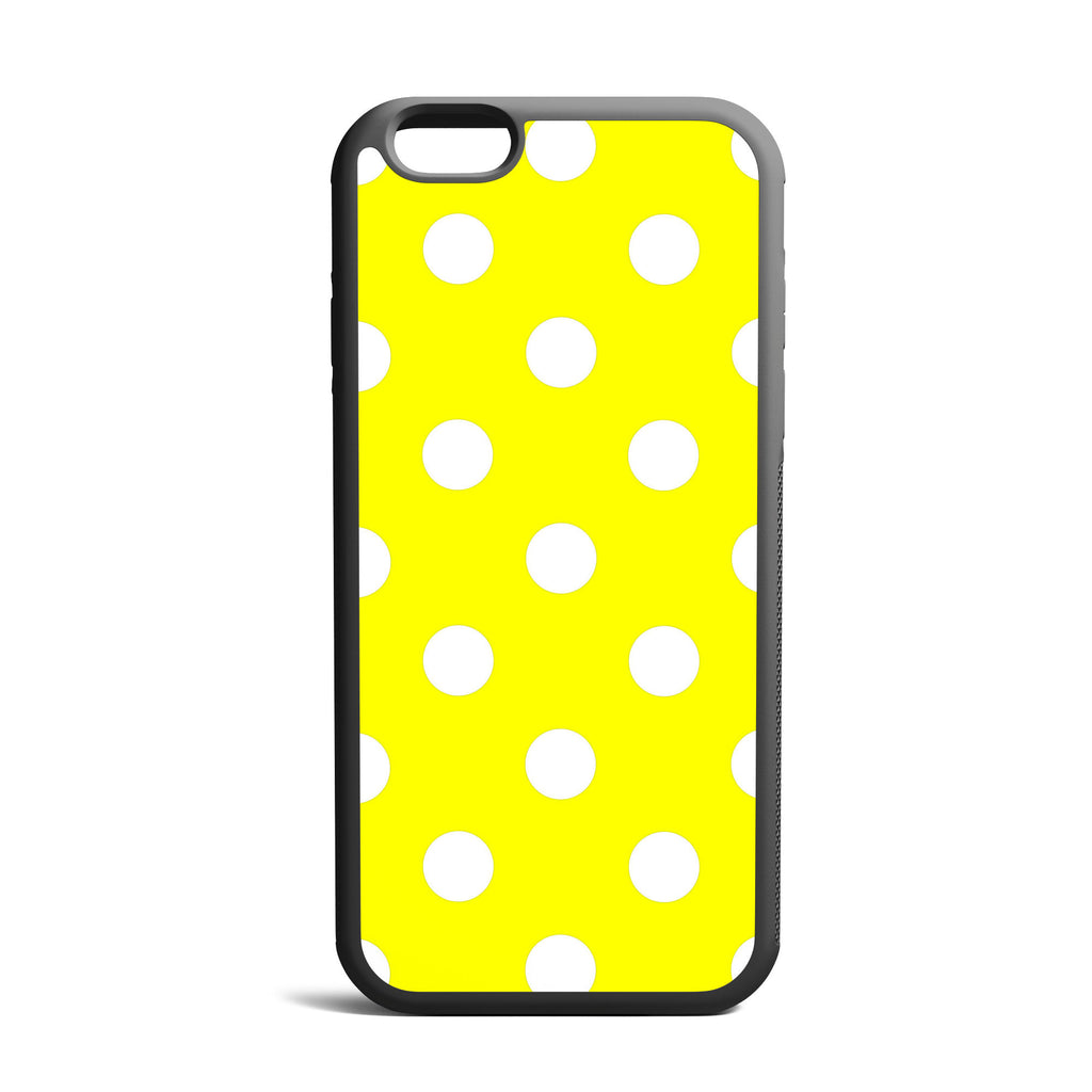 Polkadots Yellow iPhone Case