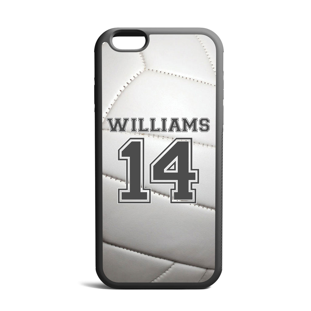 Volleyball With Custom Name And Number iPhone Case