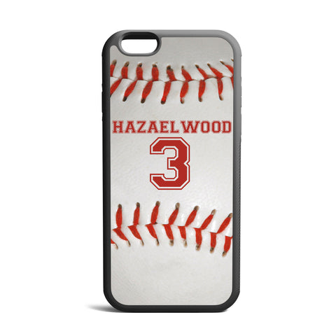 Baseball With Custom Name And Number iPhone Case