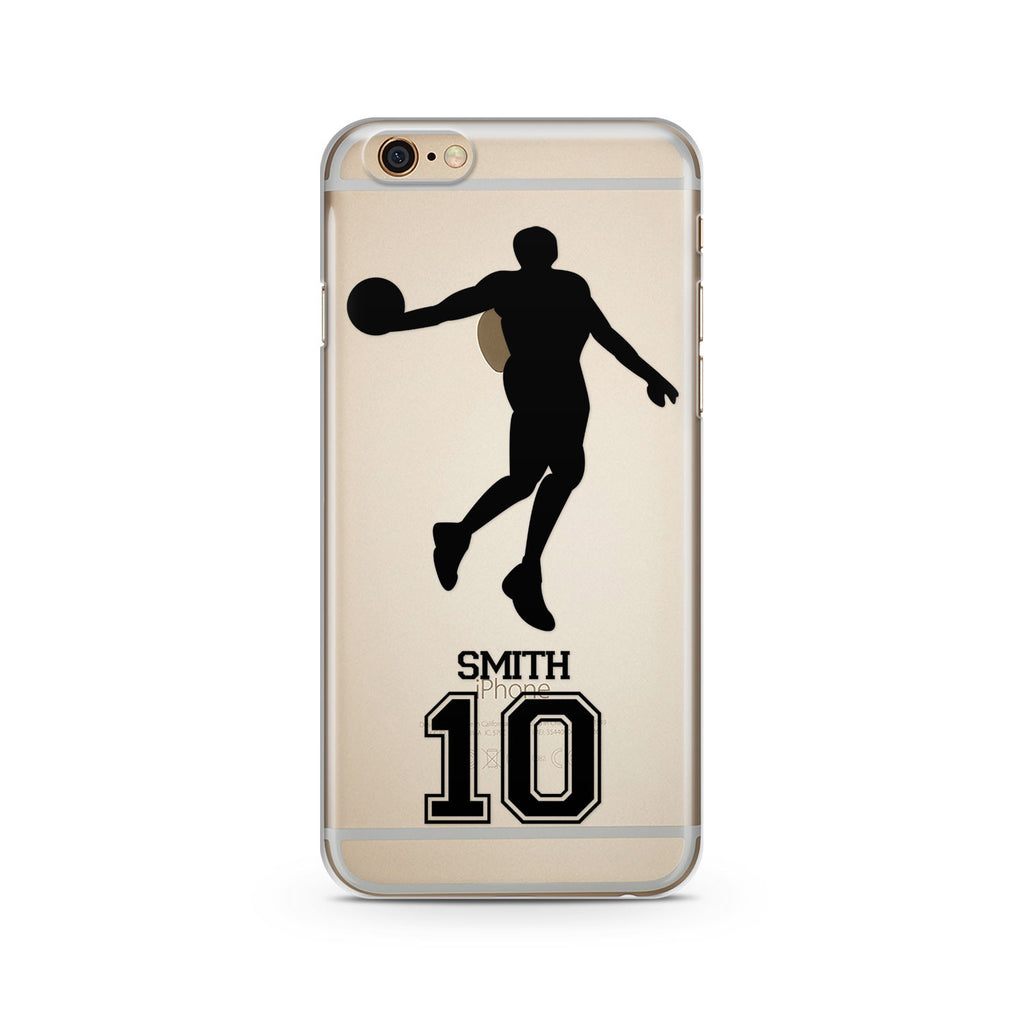 Basketball With Custom Name And Number iPhone Case