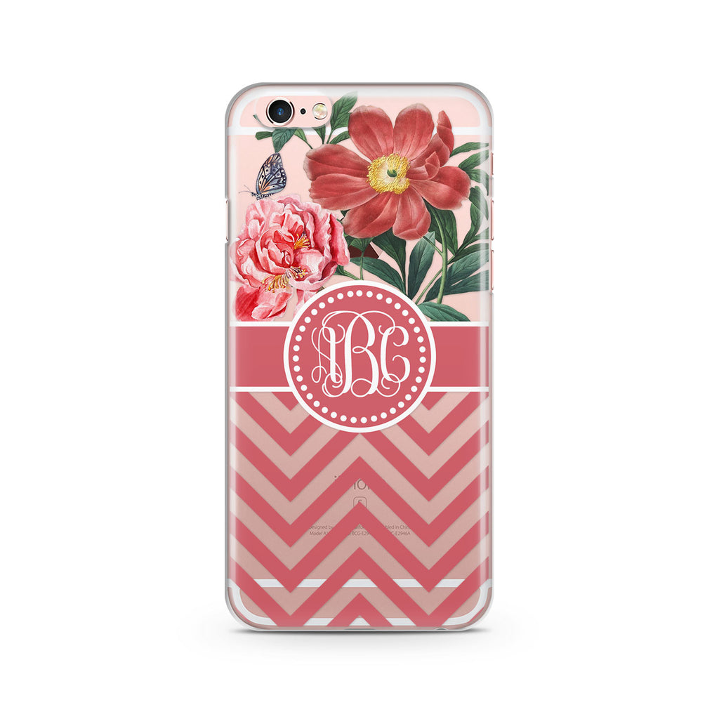 Floral Chevron iPhone Case